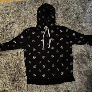 Black and white tommy hilfiger hoodie